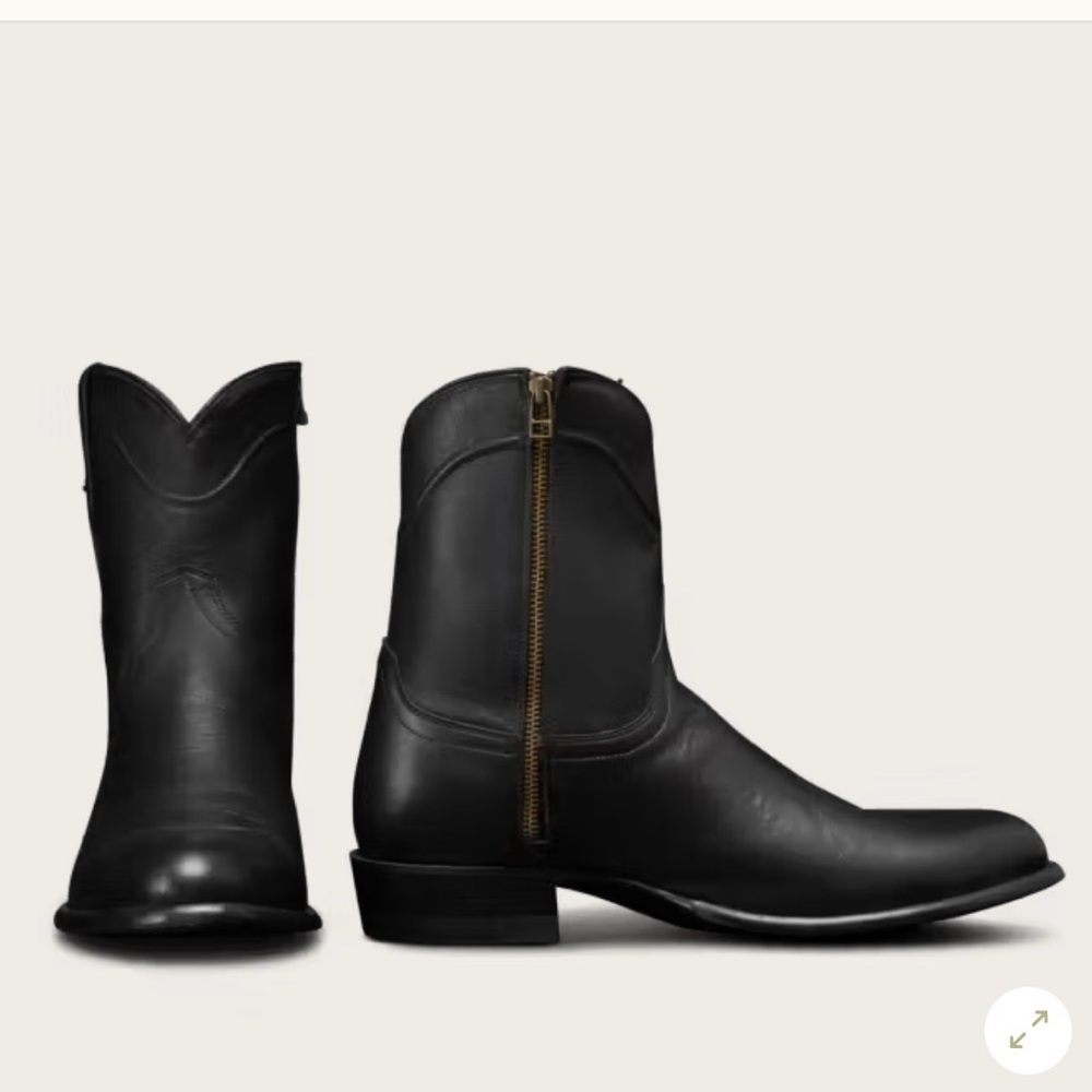 Tecovas The Dean Black Leather Mens Boots size 10D